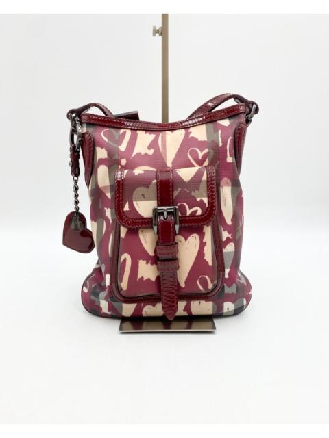 Burberry Burgundy Heart Season Crossbody Bag