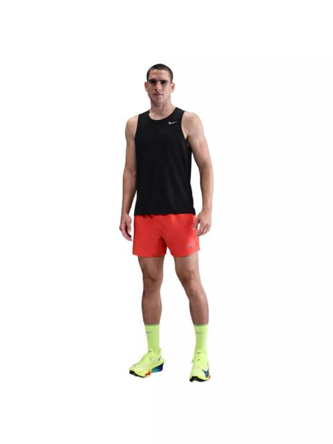 Nike Men's Challenger Dri-FIT 5" Brief-Lined Running Shorts -Red