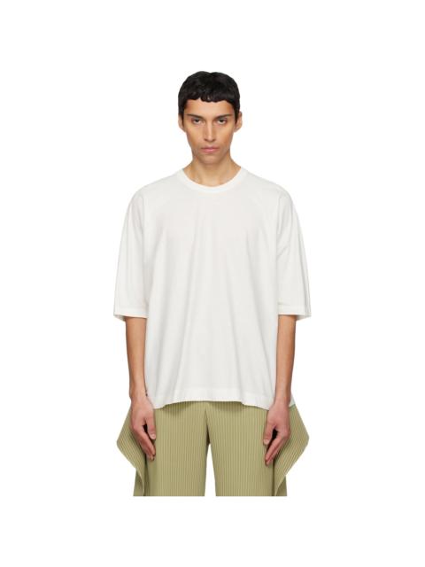 ISSEY MIYAKE White Release-T Basic T-shirt