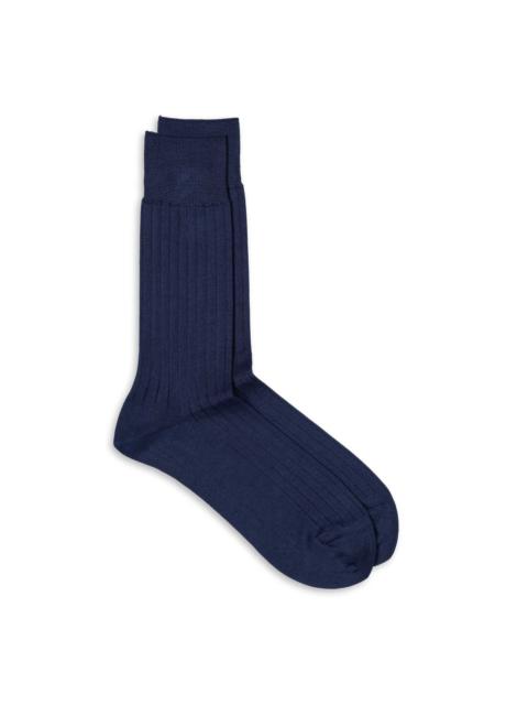 ANONYMOUSISM Anonymous Ism Supima Dress Socks Navy