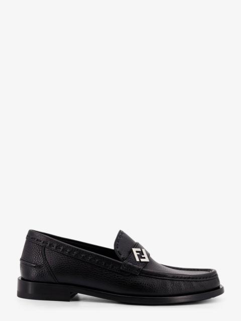 FENDI Fendi Ff Metal Leather Loafers