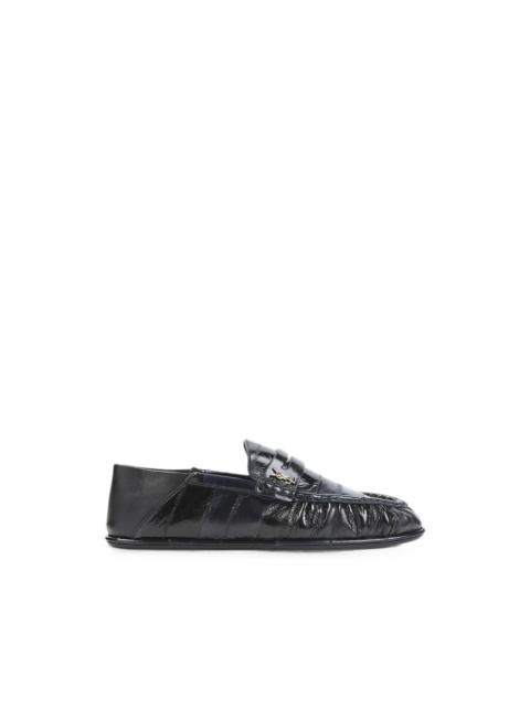 SAINT LAURENT Saint Laurent Blue Loafers Women