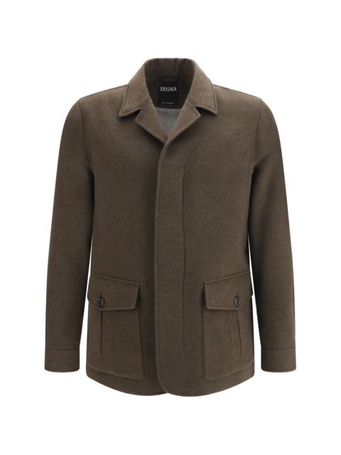 ZEGNA Zegna Falcon Oasi Cashmere Elements Jacket Black