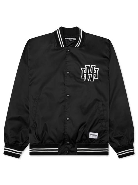 NEIGHBORHOOD BASEBALL JACKET - BLACK
