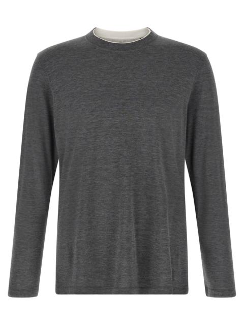 Brunello Cucinelli Brunello Cucinelli Men Silk And Cotton T-Shirt