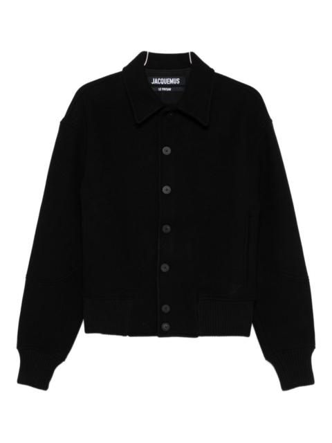 JACQUEMUS 'LE BOMBER FELTRO' BOMBER JACKET