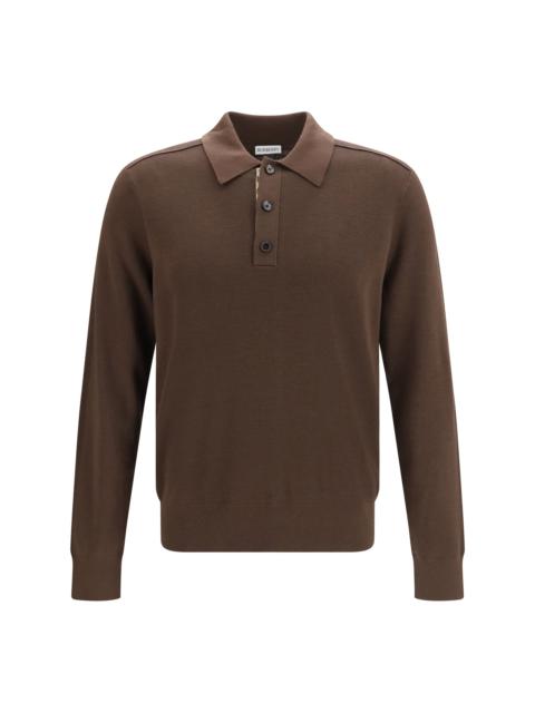 Burberry Burberry Men Long-Sleeve Wool Polo