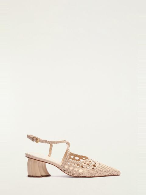 FARM RIO Cream Woven Wedge Heeled Sandal