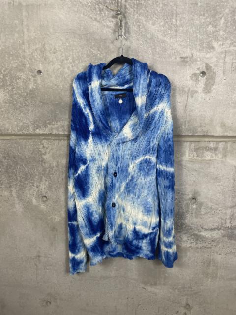 Alanui Alanui Tie-Dye Cable-Knit Cardigan sweater jacket