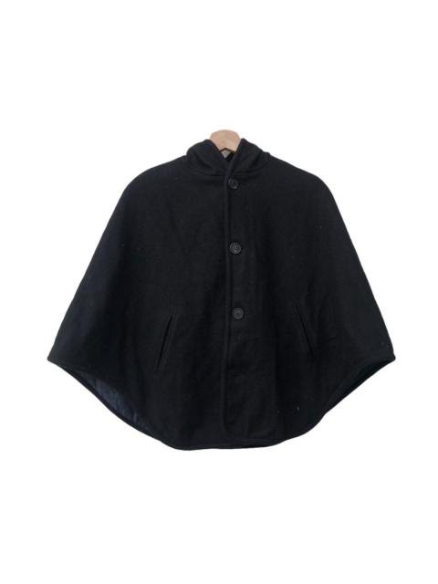 A.P.C. APC BLACK PONCHO JACKET