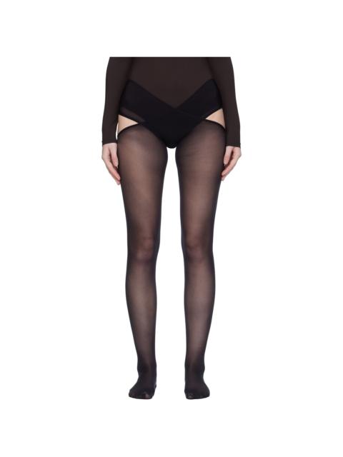 Wolford Black Individual 12 Stay-Hip Tights
