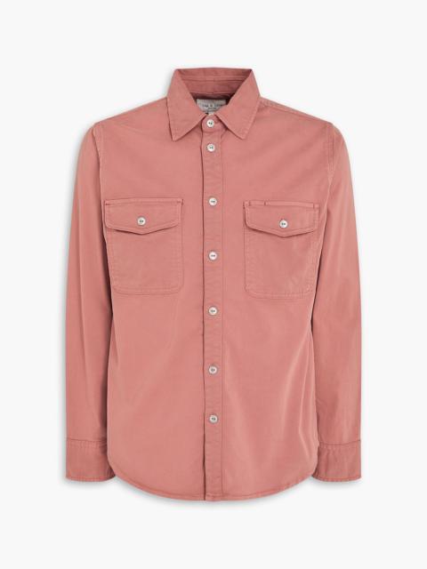 rag & bone Cotton-blend twill overshirt