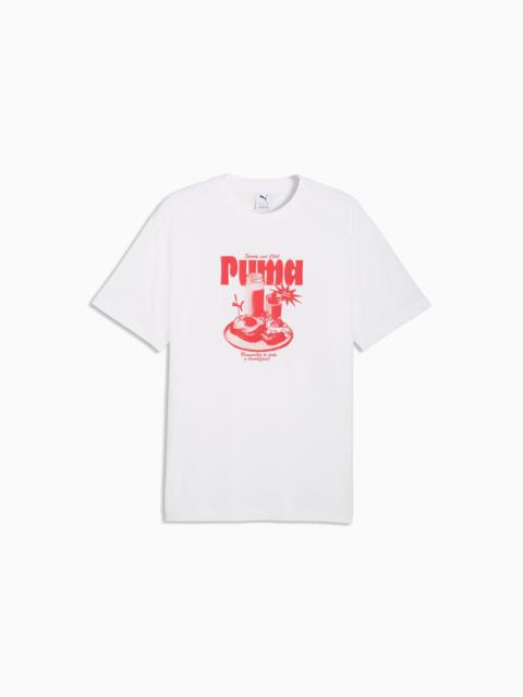 PUMA House of Graphics Men's Relaxed Breakfast Tee