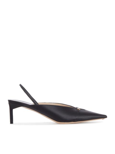 TOM FORD TOM FORD SLINGBACK IN SILK SATIN
