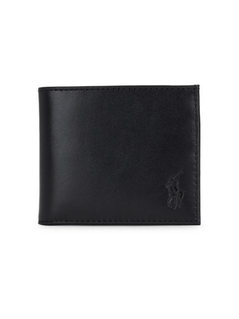 Polo Ralph Lauren Burnished Leather Billfold Wallet