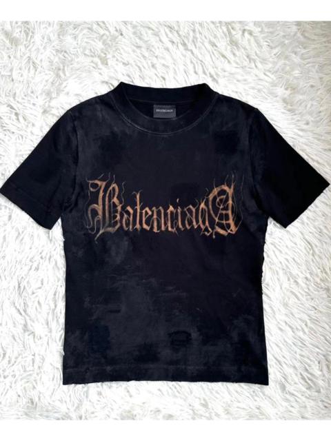 BALENCIAGA Balenciaga 23FW heavy metal t shirt