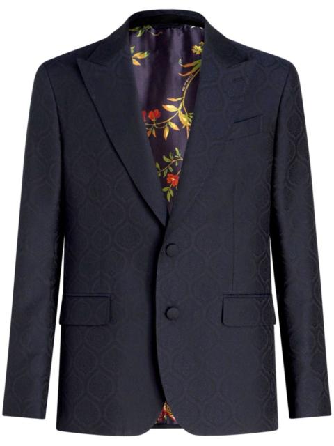 Etro peak-lapel single-breasted blazer