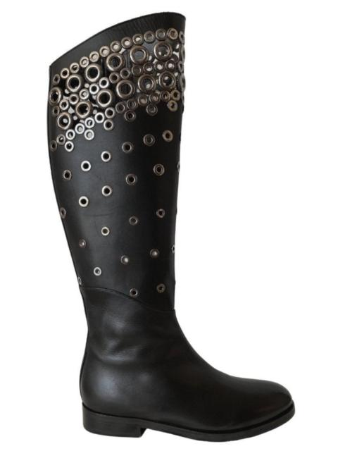 Alaïa Knee High Leather Boots