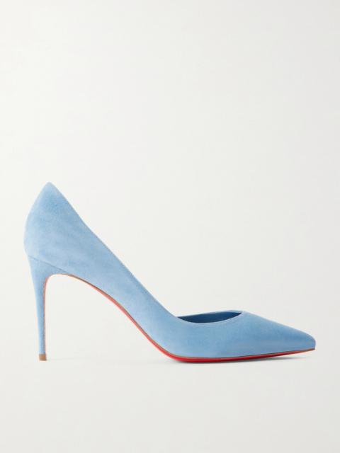 Christian Louboutin Iriza 85 Suede Pumps