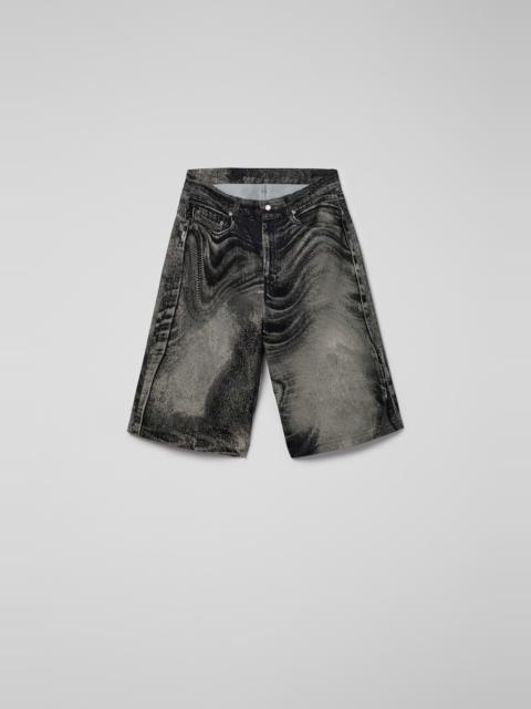 CAMPERLAB Black-Grey Denim Shorts