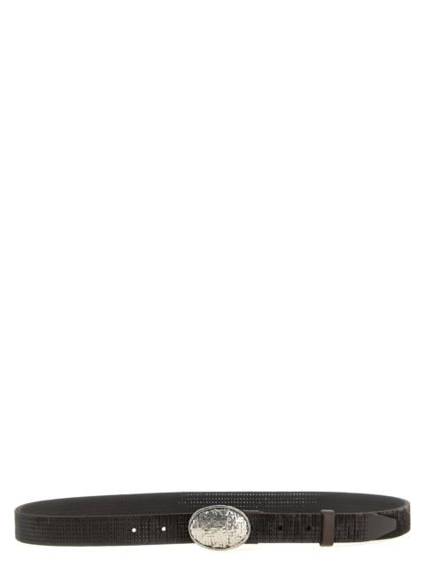 Brunello Cucinelli Brunello Cucinelli Men 'Texture' Leather Belt