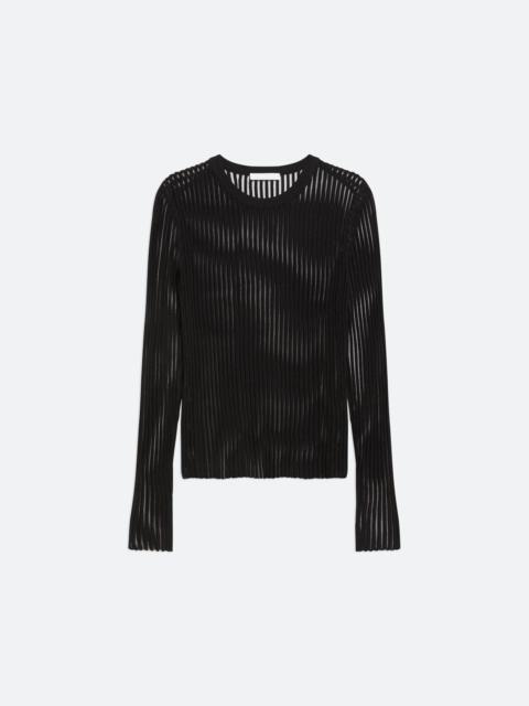 Helmut Lang SPACED SHEER CREWNECK