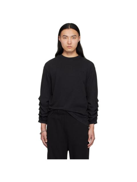 We11done Black Wrinkled T-shirt