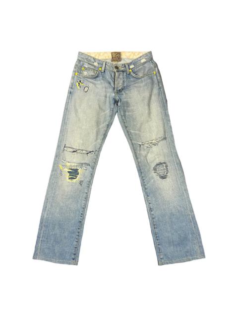 Other Designers Designer - Vintage Rich & Skinny Distressed Denim Jeans Size 28