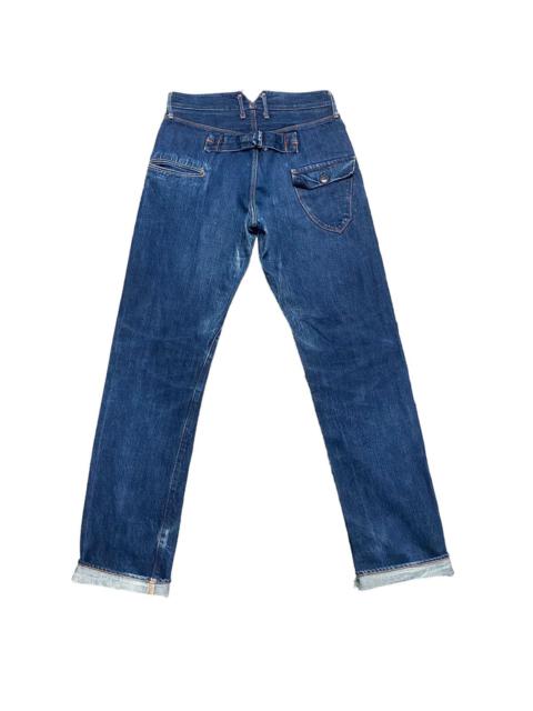 Other Designers Kato Denim Selvedge Jeans Buckle Back