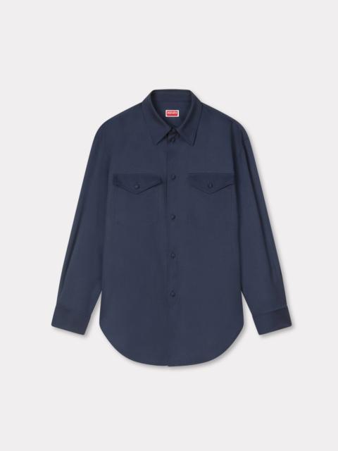 KENZO Overshirt in virgin wool