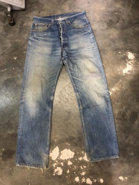 Levi's Vintage 1992 Levis 501xx Distressed Reworked Denim