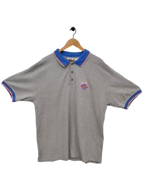Other Designers MLB × Pro Edge × Vintage - 90s New York Mets Baseball Polo shirt X-Large