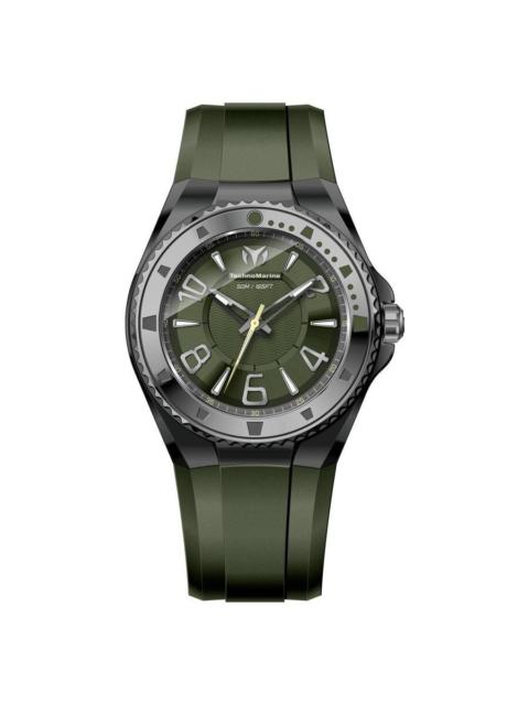 Other Designers Technomarine Lusso Mare Quartz Olive Green Dial Men's Watch TM-225025