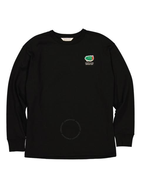 Other Designers Beautiful People Men's Dark Navy Eric Carle Suvin Jersey Logo T-shirt