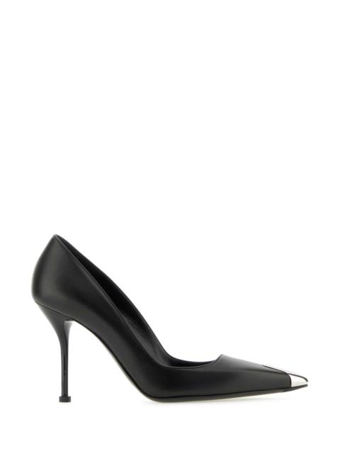 Alexander McQueen Alexander Mcqueen Women Black Leather Punk Pumps