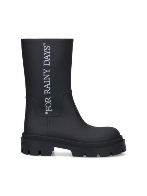 Off-White 'REBOOT RAINY DAYS' BOOTS