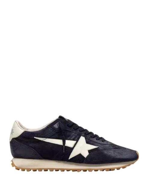 Golden Goose Marathon Sneaker in Blue/Milk