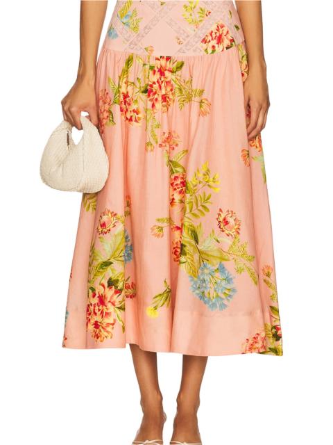 HEMANT & NANDITA Midi Skirt