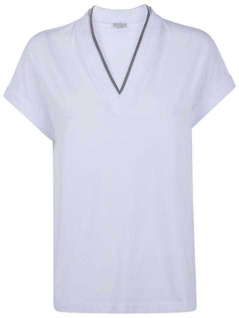 Brunello Cucinelli Brunello Cucinelli Women V Neck T-Shirt