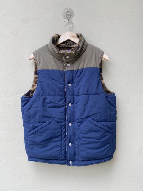 Vintage - RARE CHAMPION REVERSIBLE CAMO VEST