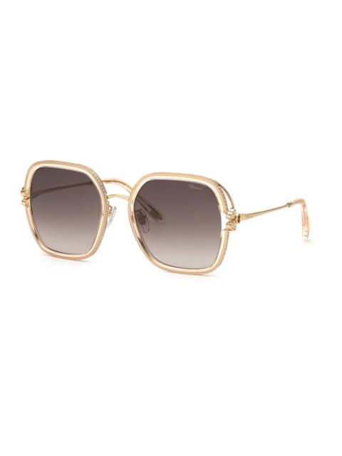Chopard Chopard Brown Gradient Square Ladies Sunglasses SCHG32S 0838 57