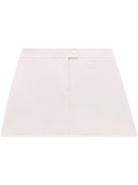 courrèges Reedition Vinyl Mini Skirt