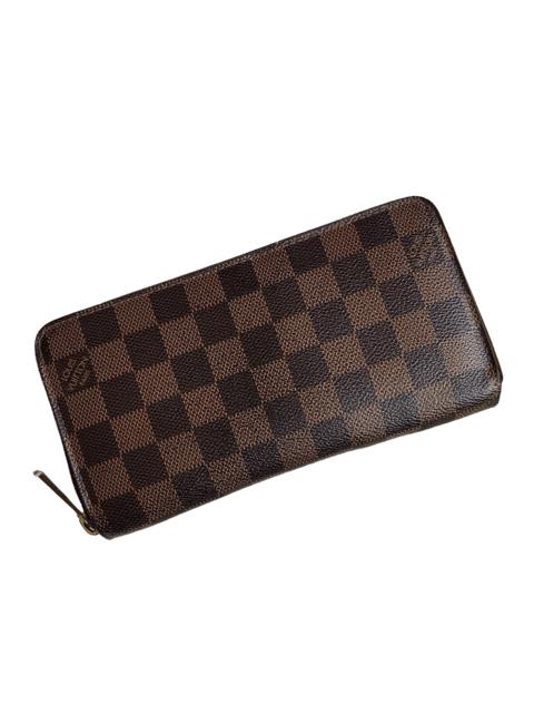 Pre-Owned Louis Vuitton Zippy Wallet Damier Ebene Wallet 