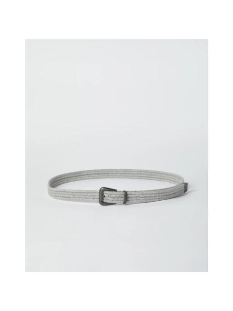 Brunello Cucinelli Brunello Cucinelli Women'S Light Gray Woven Belt