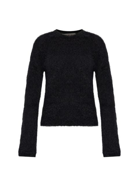 brushed-effect jumper