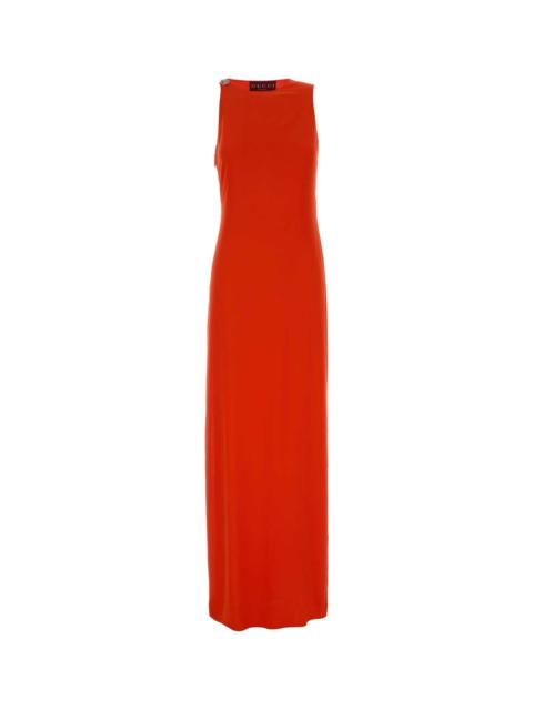 GUCCI Gucci Women Fluo Orange Crepe Dress