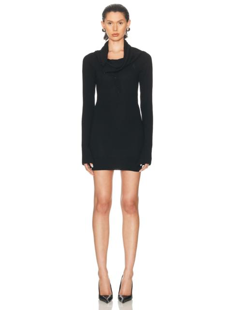 THE ATTICO Cashmere Mini Dress