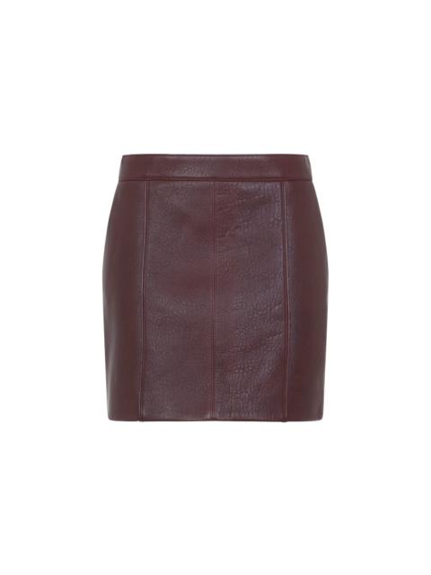 Chloé Chloe Lamb Leather Mini Skirt Women
