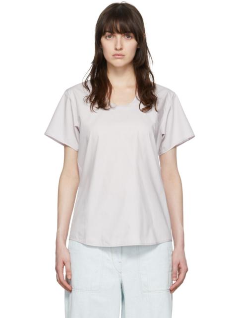 Lemaire Purple Cotton T-Shirt