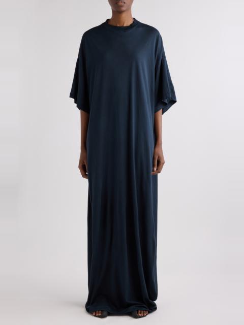 BALENCIAGA Balenciaga Cocoon T-Shirt Dress in 1083 Faded Black at Nordstrom